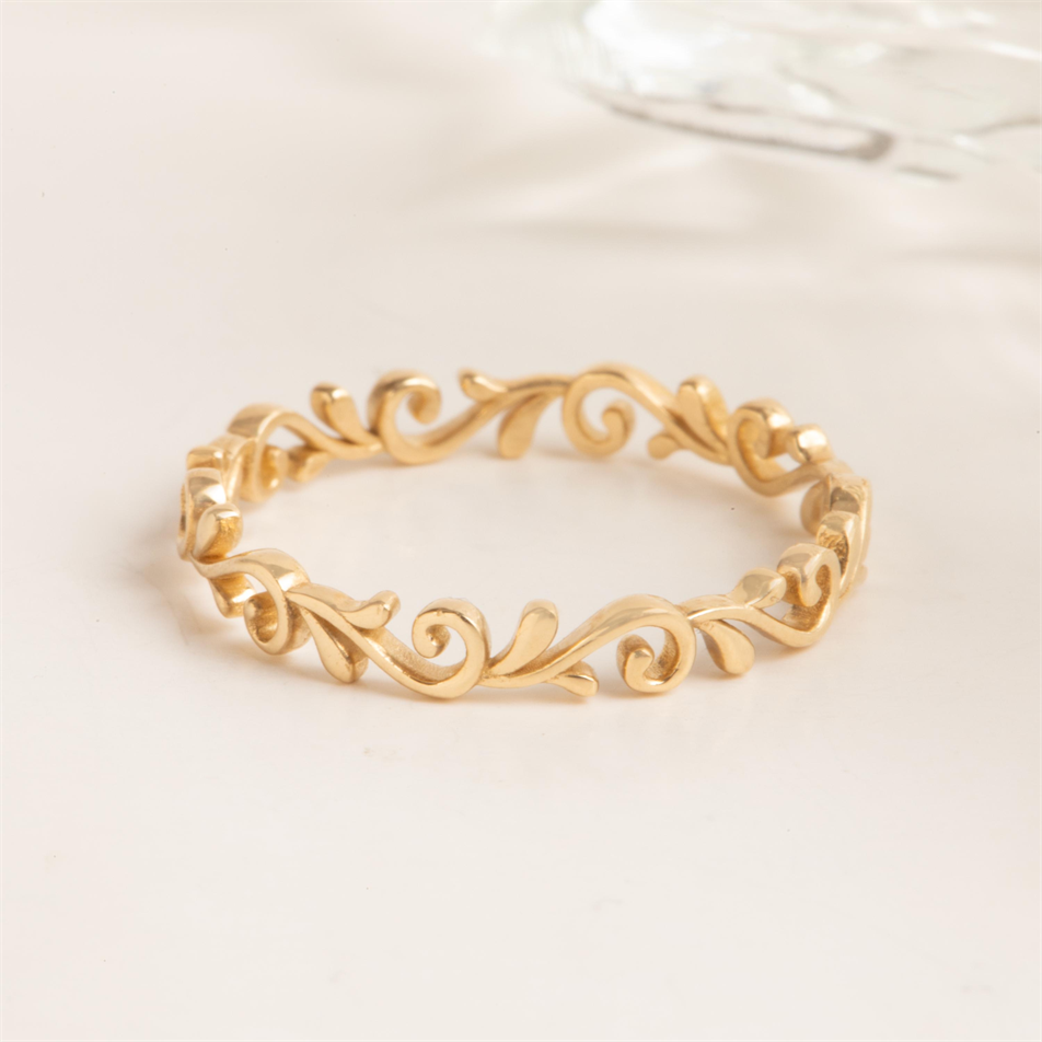 Gold Leaf Vine Band