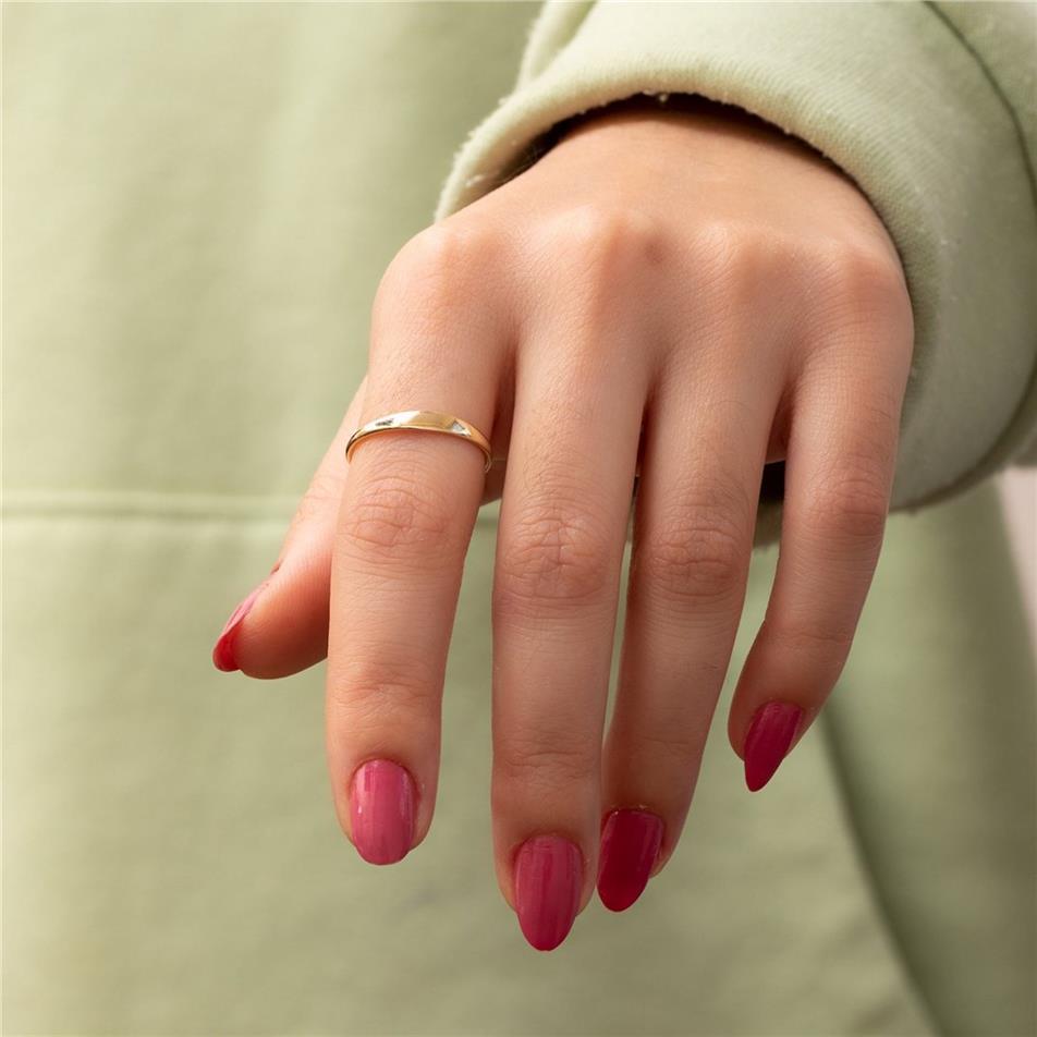 Solid Gold Custom Name Ring