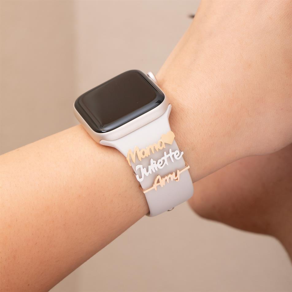 Custom Apple Watch Name Band Tag
