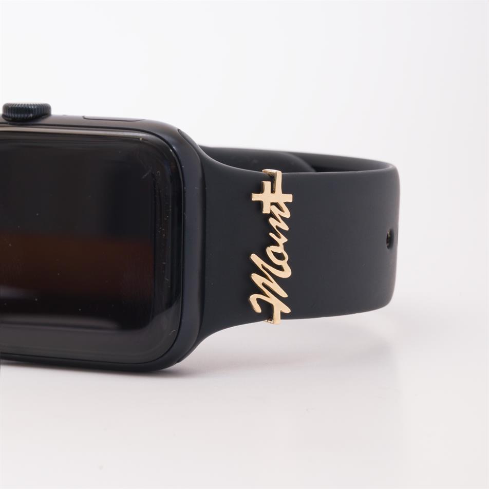 Gold Smart Watch Name Tag