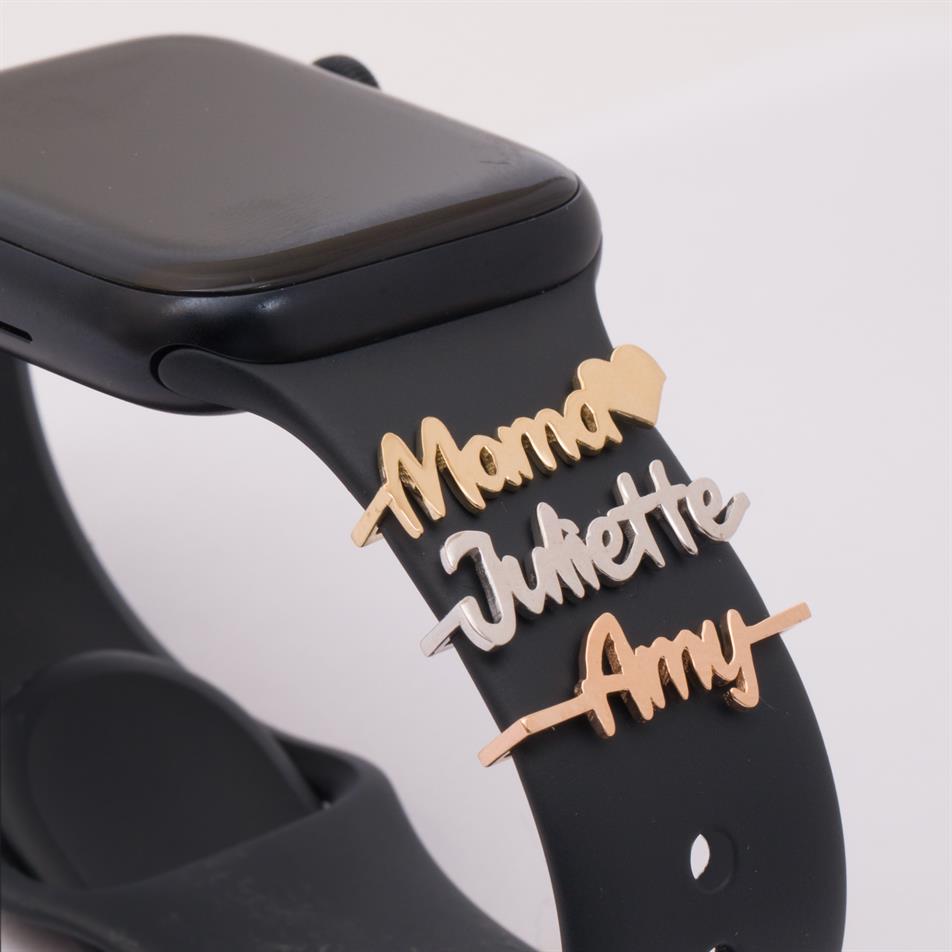 Custom Apple Watch Name Band Tag