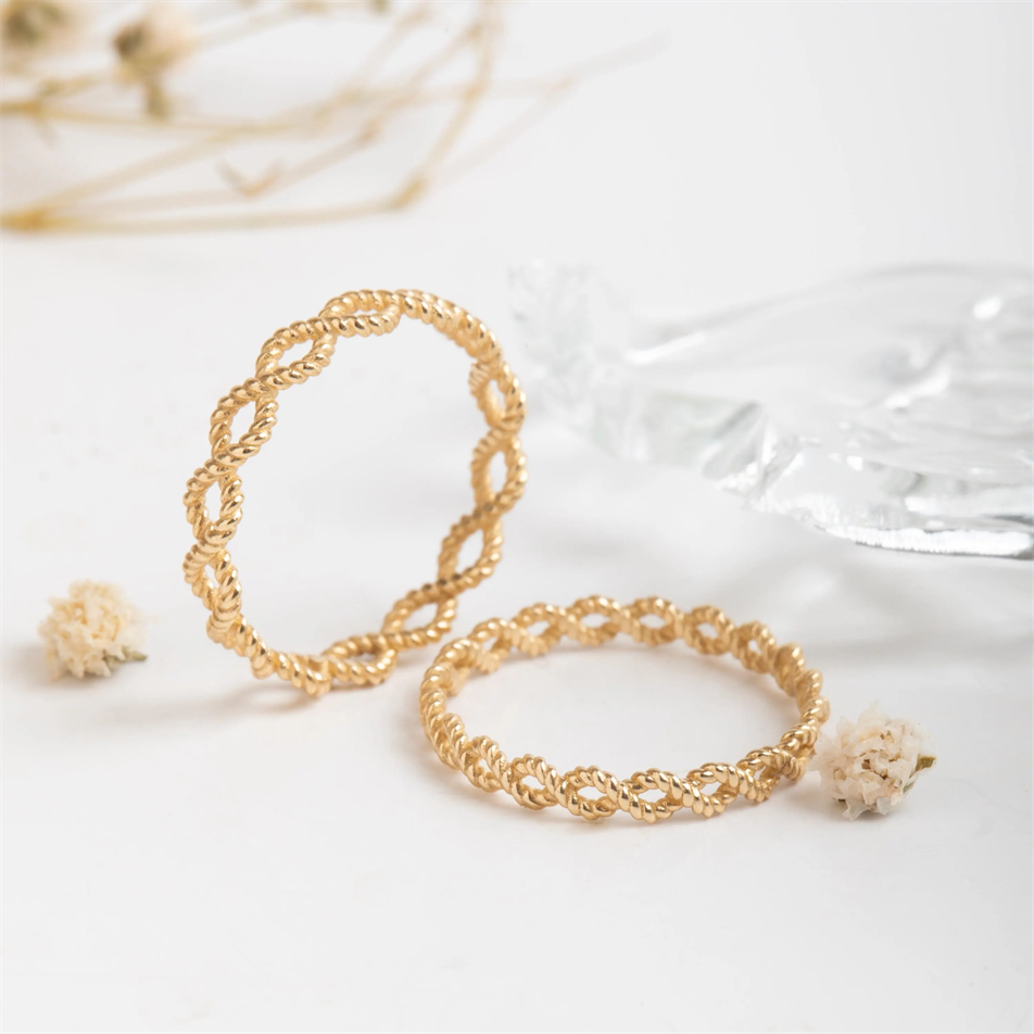 Gold Infinity Knot Ring