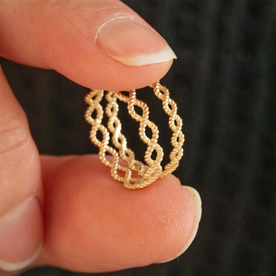 Gold Infinity Knot Ring