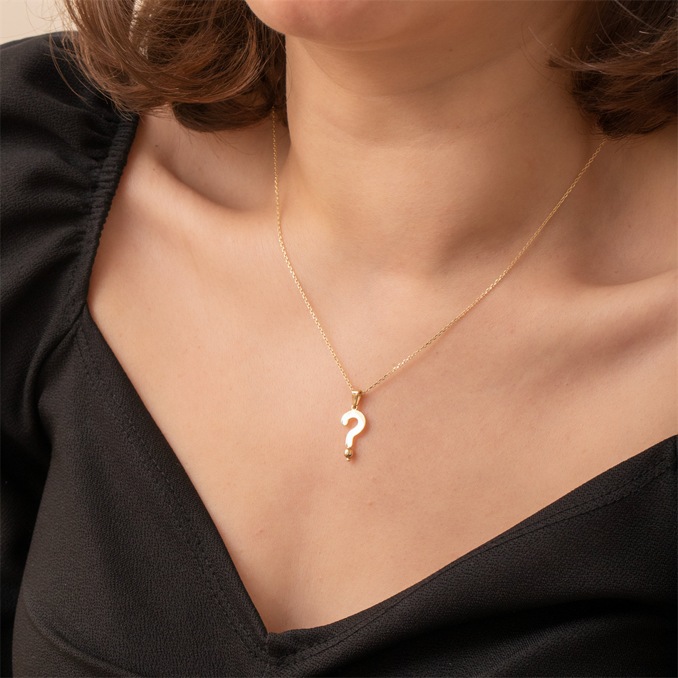 Gold Question Mark Necklace