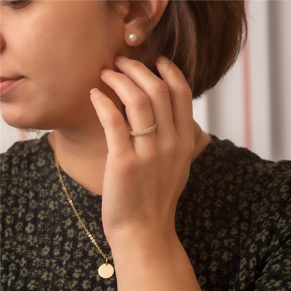 Solid Gold Full Eternity Ring