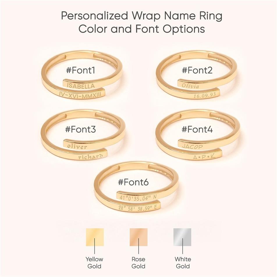 Solid Gold Wrap Ring