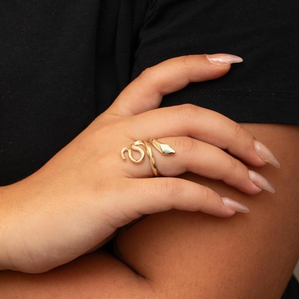 Altın Yılan Yüzük