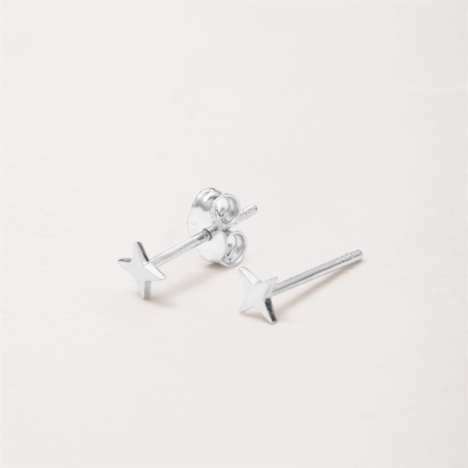 Gold Star Stud Earrings