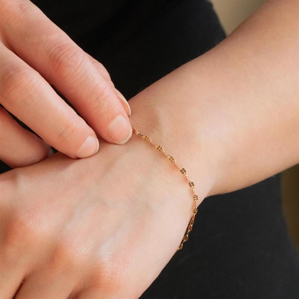 Gold  Clover Bracelet
