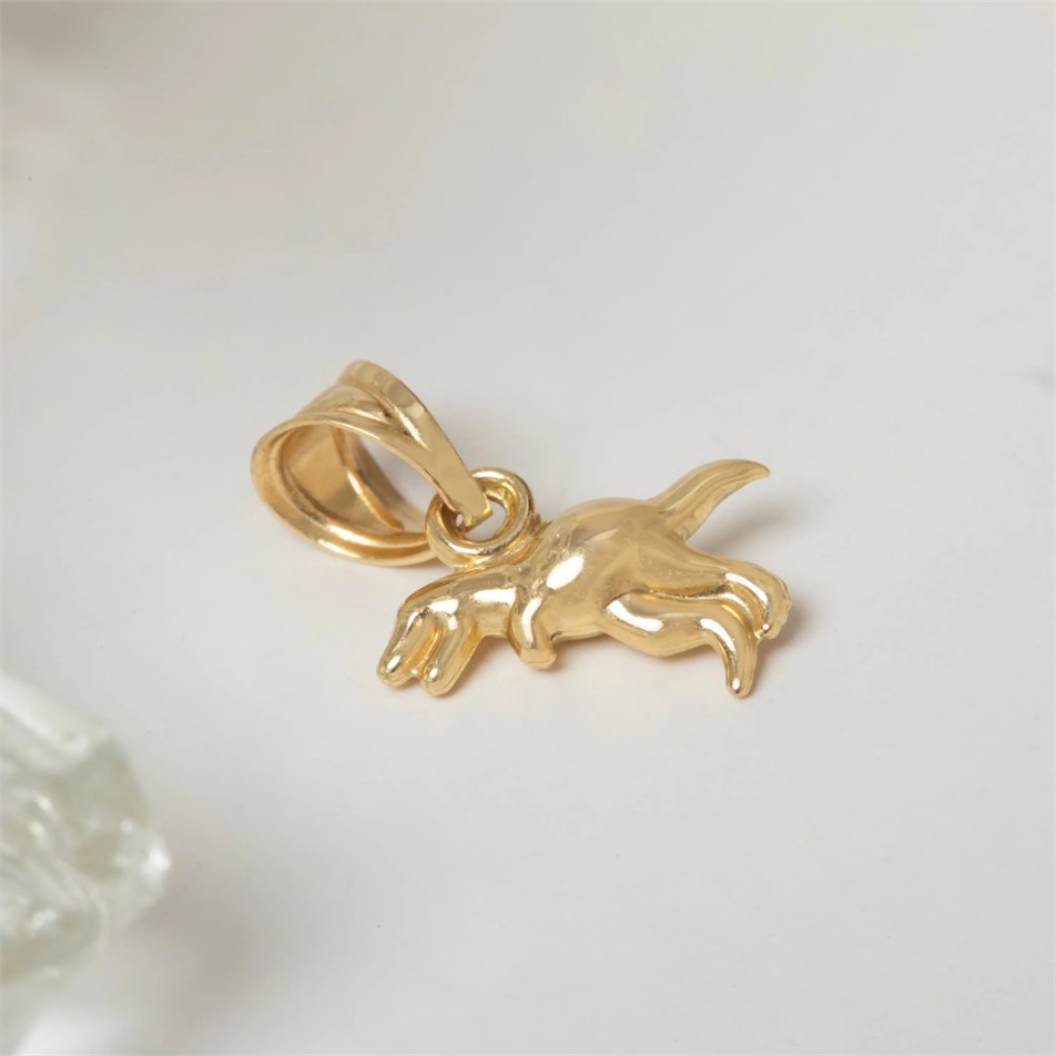 Dinosaur Solid Gold Necklace