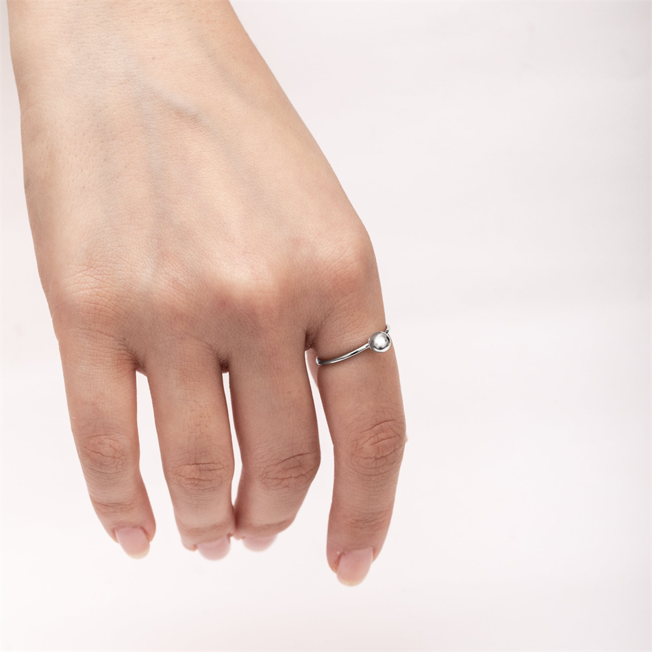 Altın Top Figürlü Yüzük