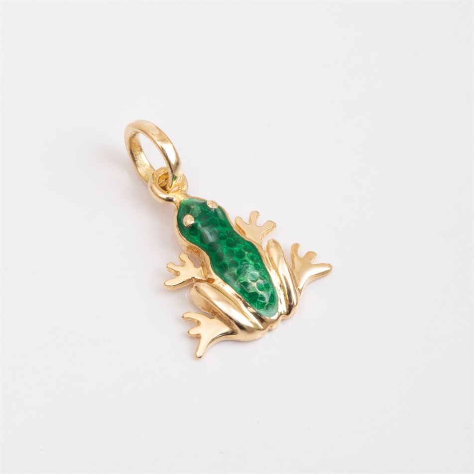 Gold Frog Necklace