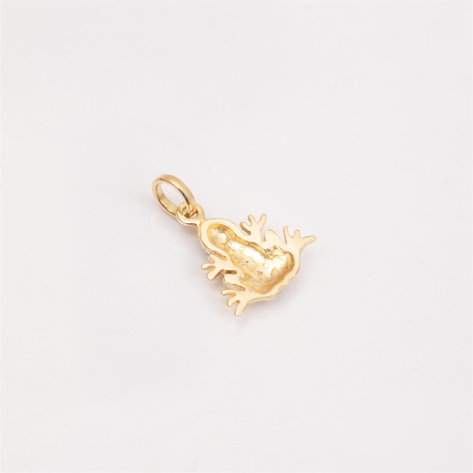 Gold Frog Necklace