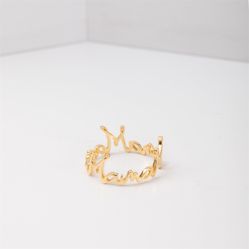 Altın Kişiye Özel İsim Yüzük