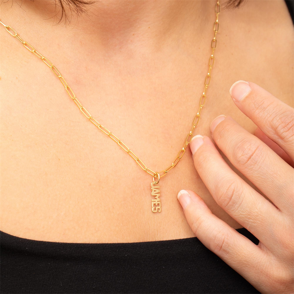 Altın Kişiye Özel Harf Kolye