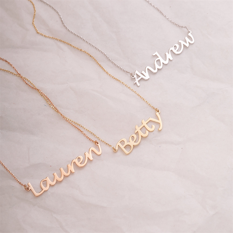 Gold Personalized Name Necklace