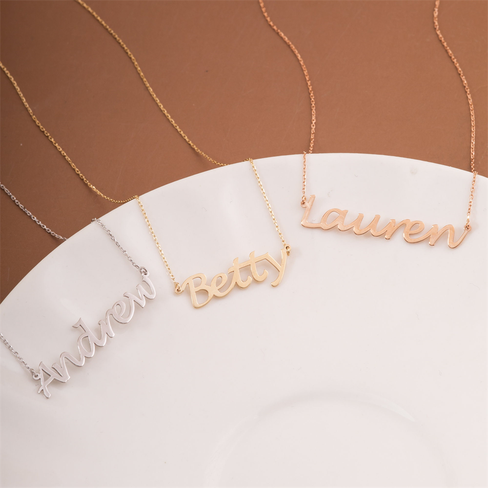 Gold Personalized Name Necklace