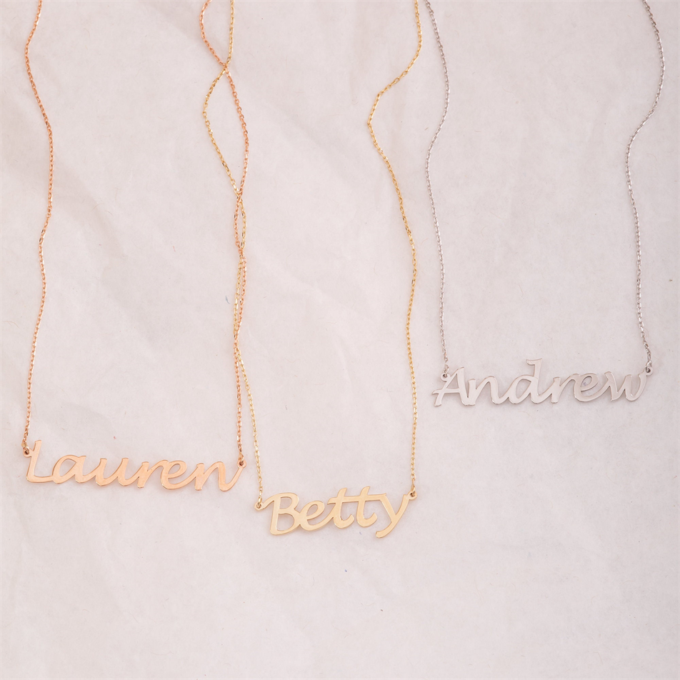 Gold Personalized Name Necklace