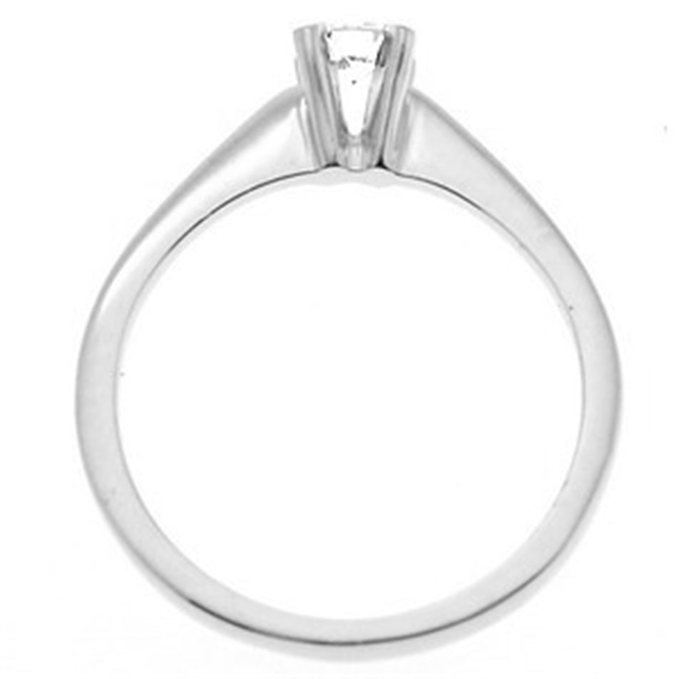 Solid Gold 0.16 ct Diamond Solitaire Ring