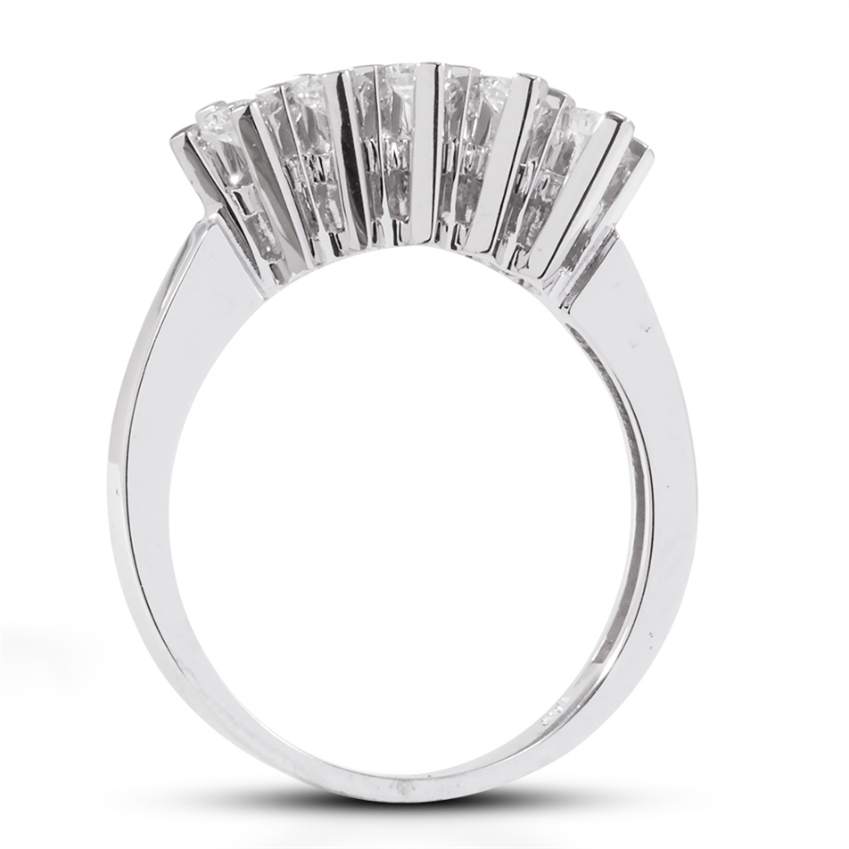 Solid Gold 0.25 ct. Diamond Five Stone Ring