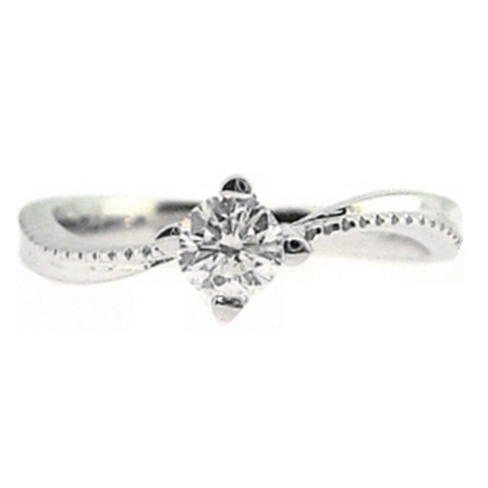 Solid Gold 0.3 ct Diamond Solitaire Ring
