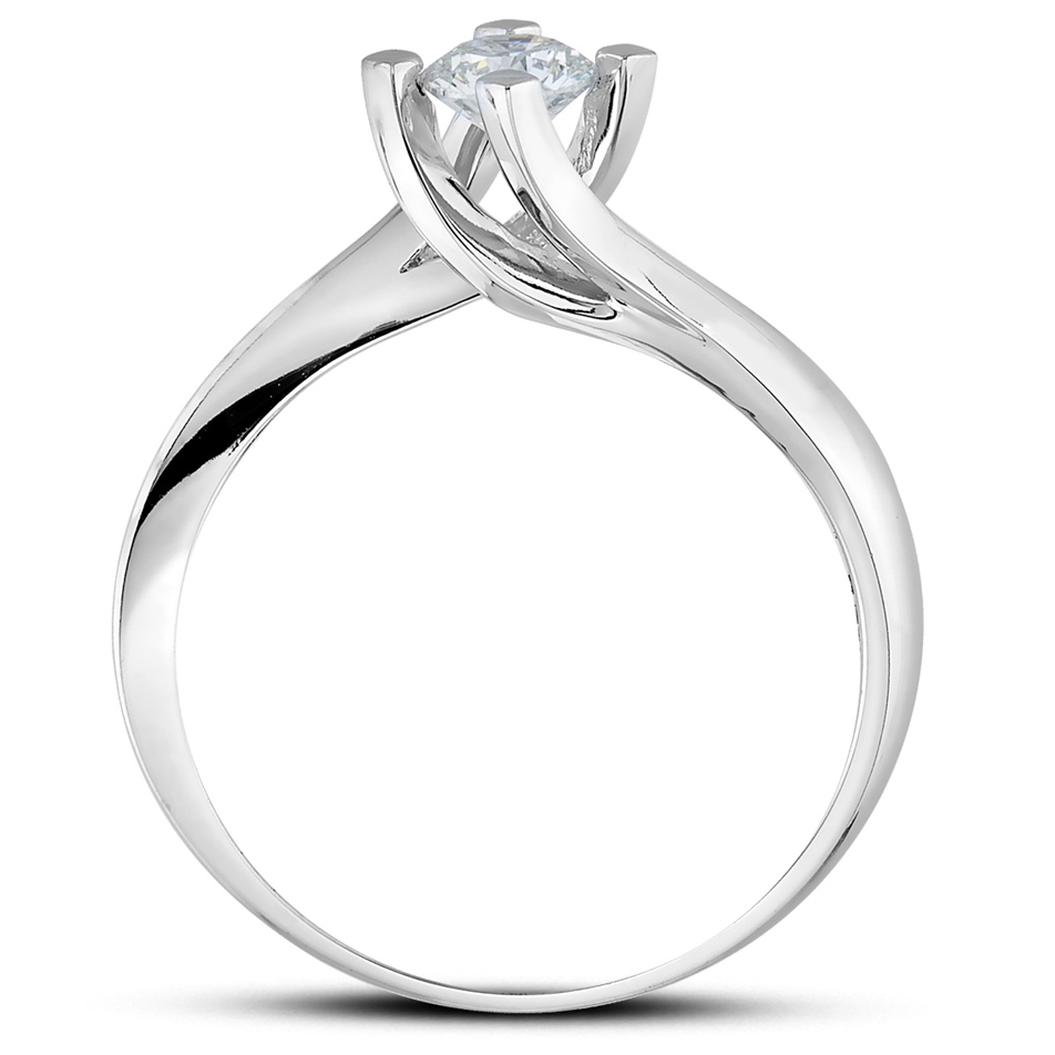 Solid Gold 0.37 ct Diamond Solitaire Solitaire Ring