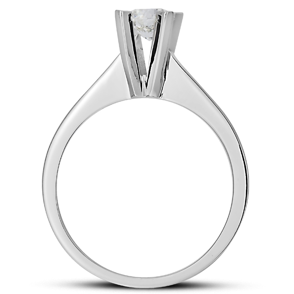 Solid Gold 0.5 ct Diamond Solitaire Ring