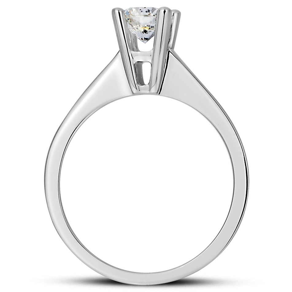 Solid Gold 0.5 ct Diamond Solitaire Ring