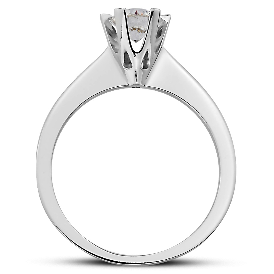 Solid Gold 0.5 ct Diamond Solitaire Ring