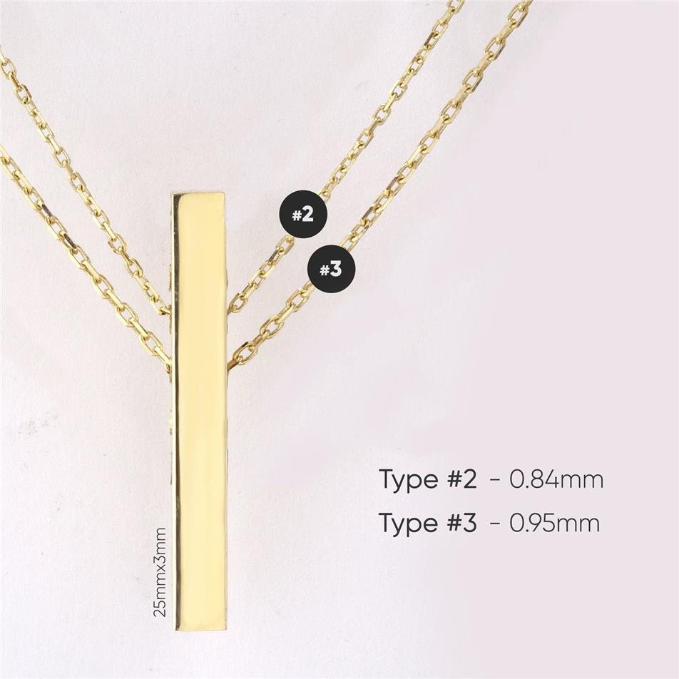 Solid Gold Baguette Ruby Necklace