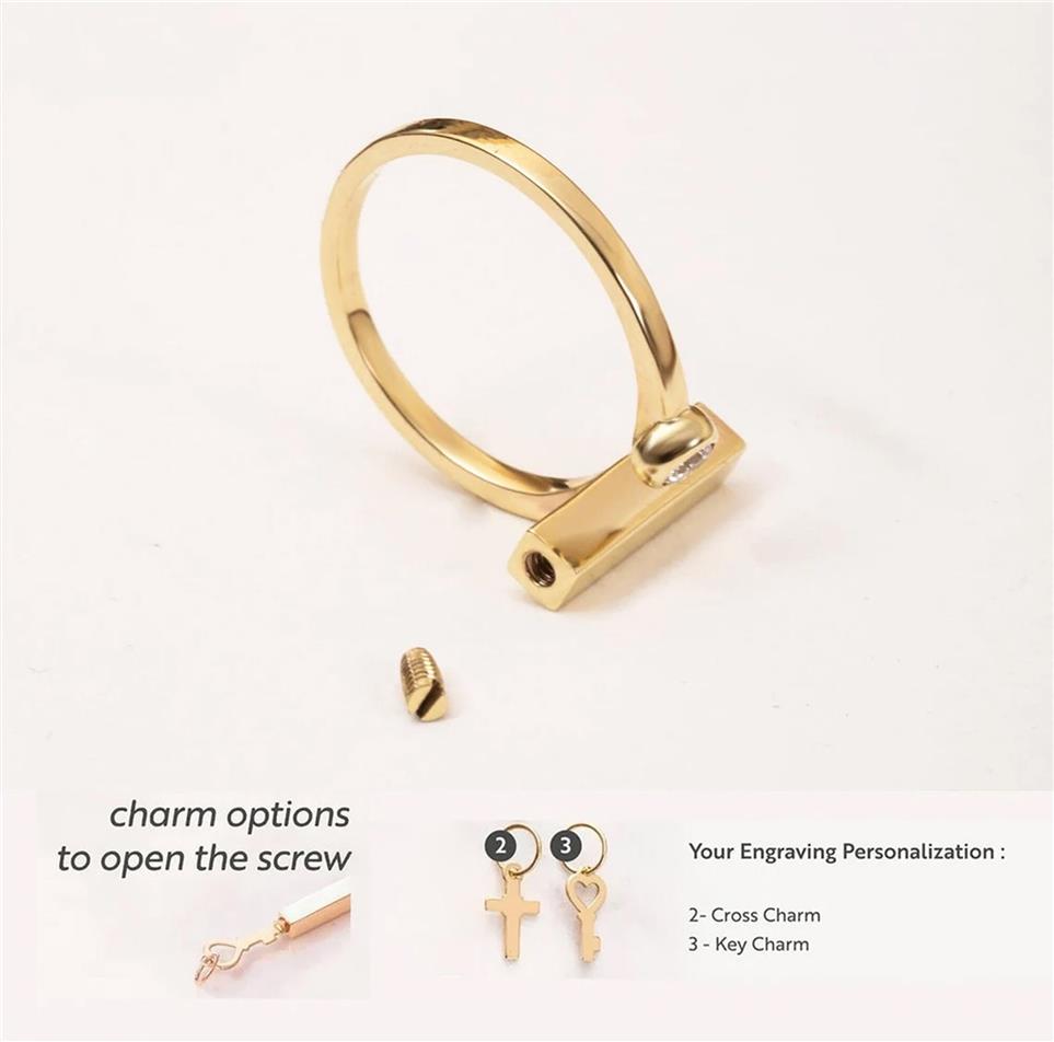 Solid Gold Cremation Bar Diamond Ring