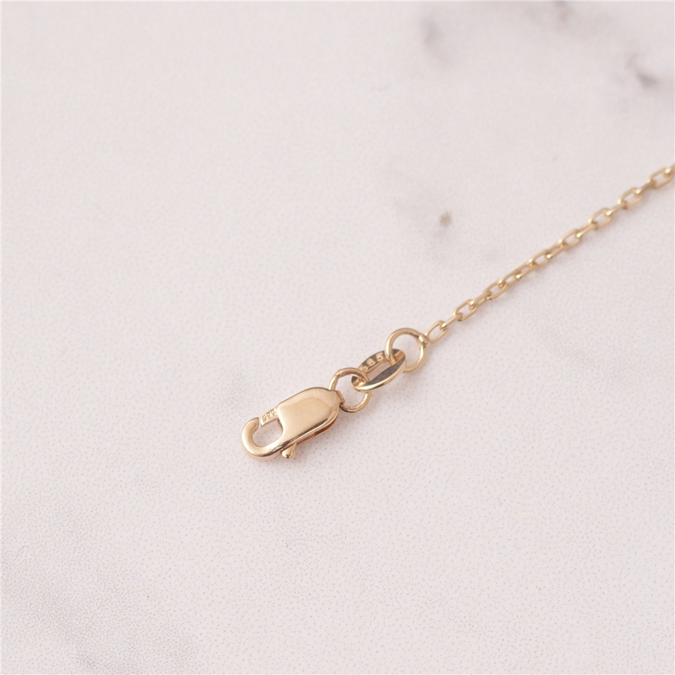 Solid Gold Moon and Star Bracelet