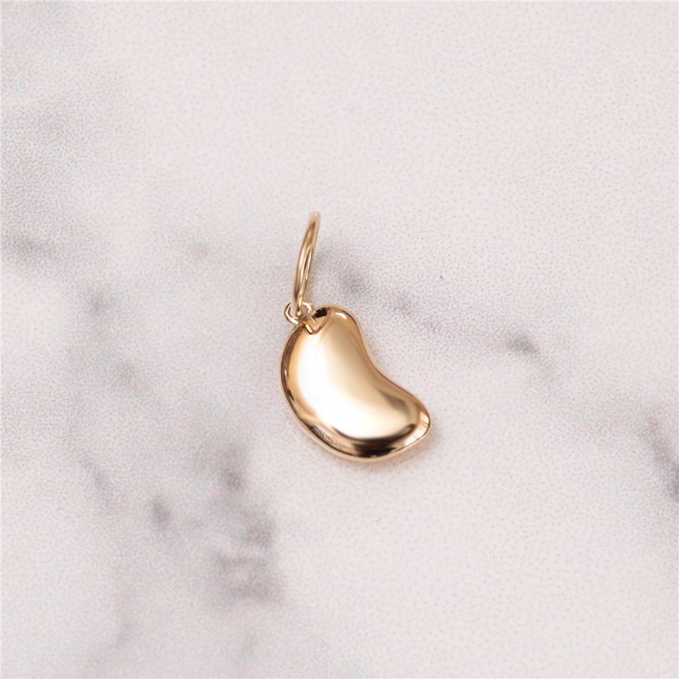 Solid Gold Little Bean Necklace