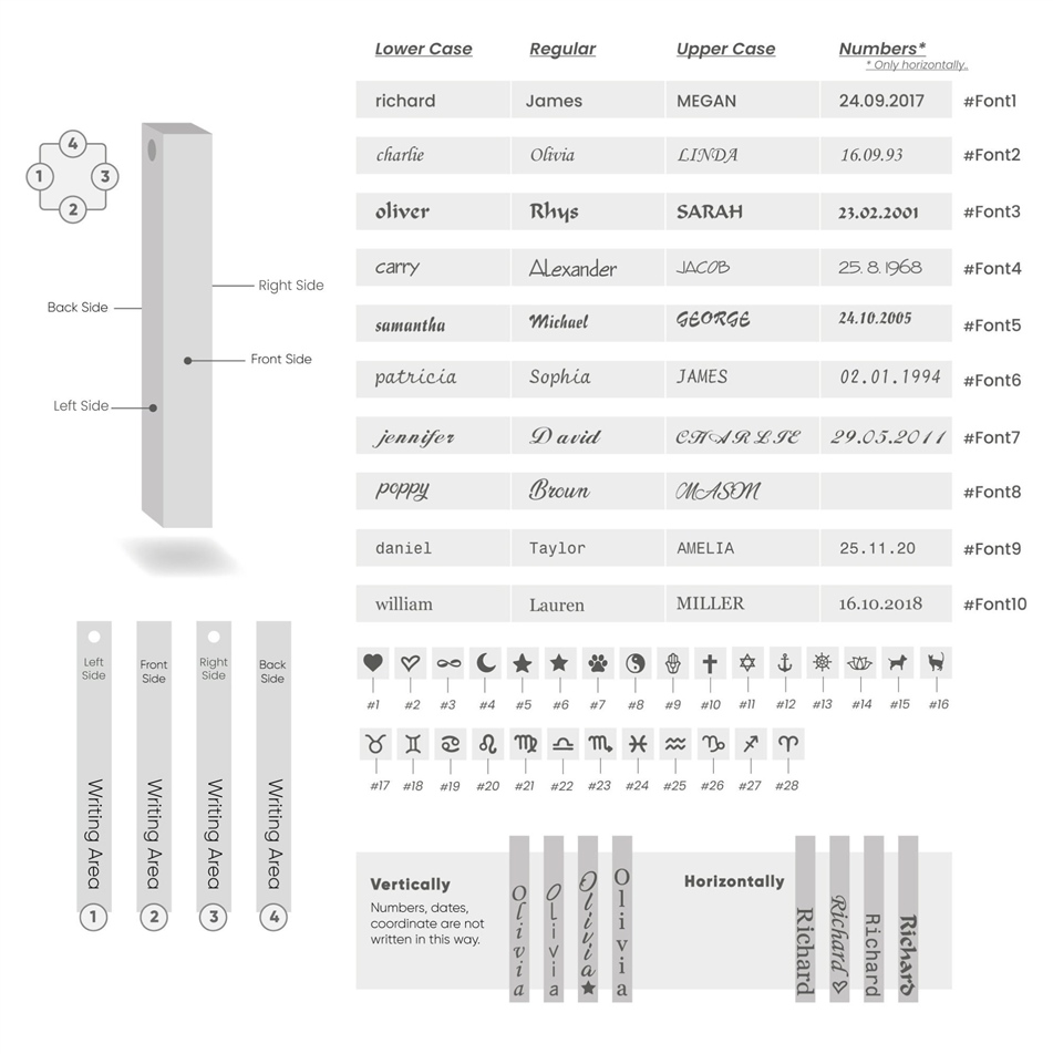 Solid Gold 3 cm Bar Necklace