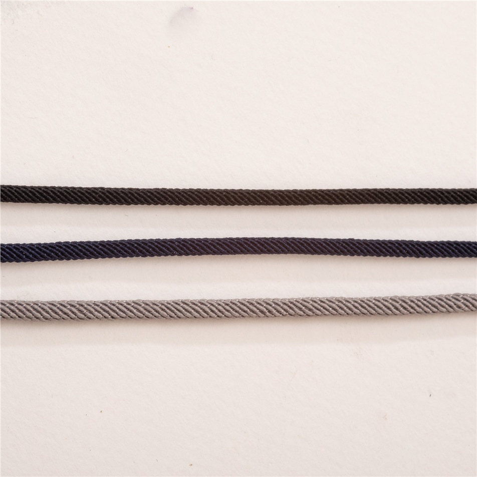 Solid Gold Anchor Charm Cord Bracelet