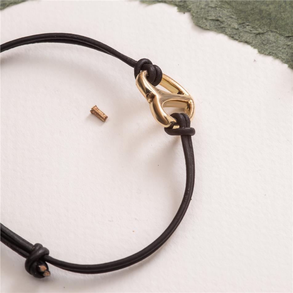 Solid Gold Heart Urn Bracelet