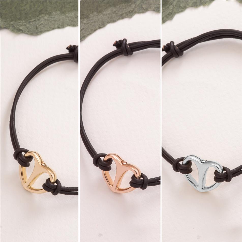 Solid Gold Heart Urn Bracelet