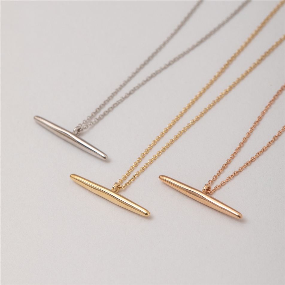 Solid Gold Spritual Balance Necklace