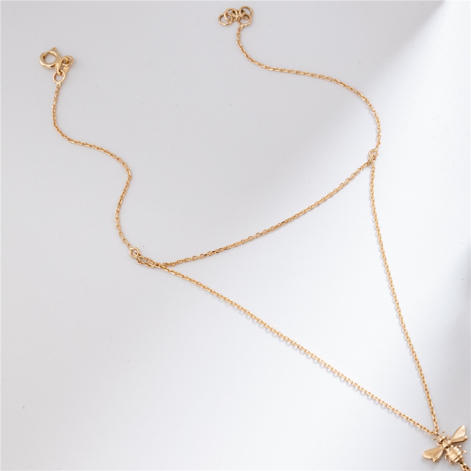 Solid Gold Bee Sahmaran Bracelet