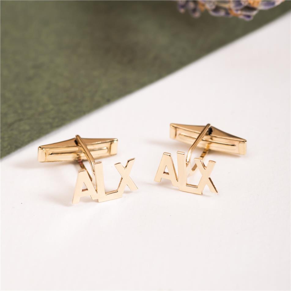 3 Letters Cufflinks