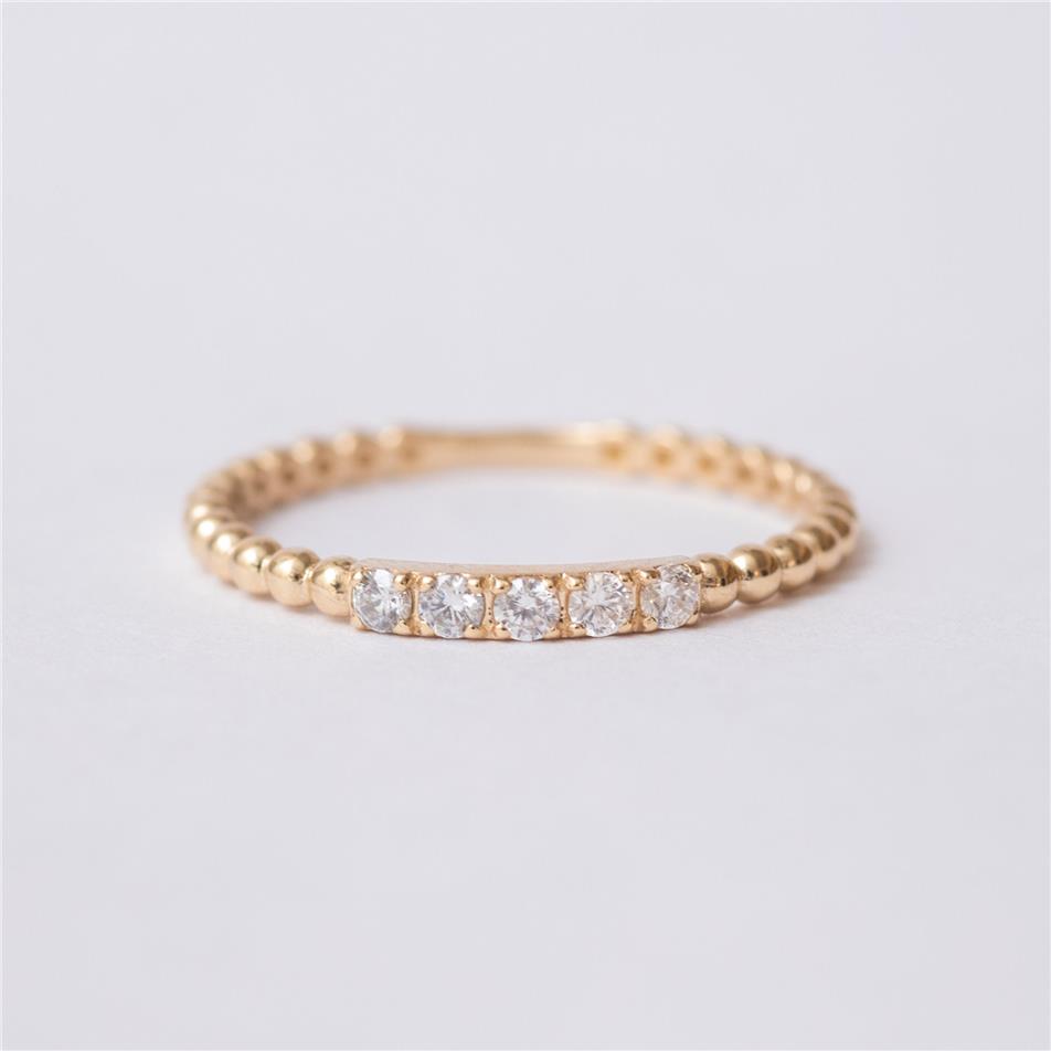 Solid Gold Family Birthstone Ring