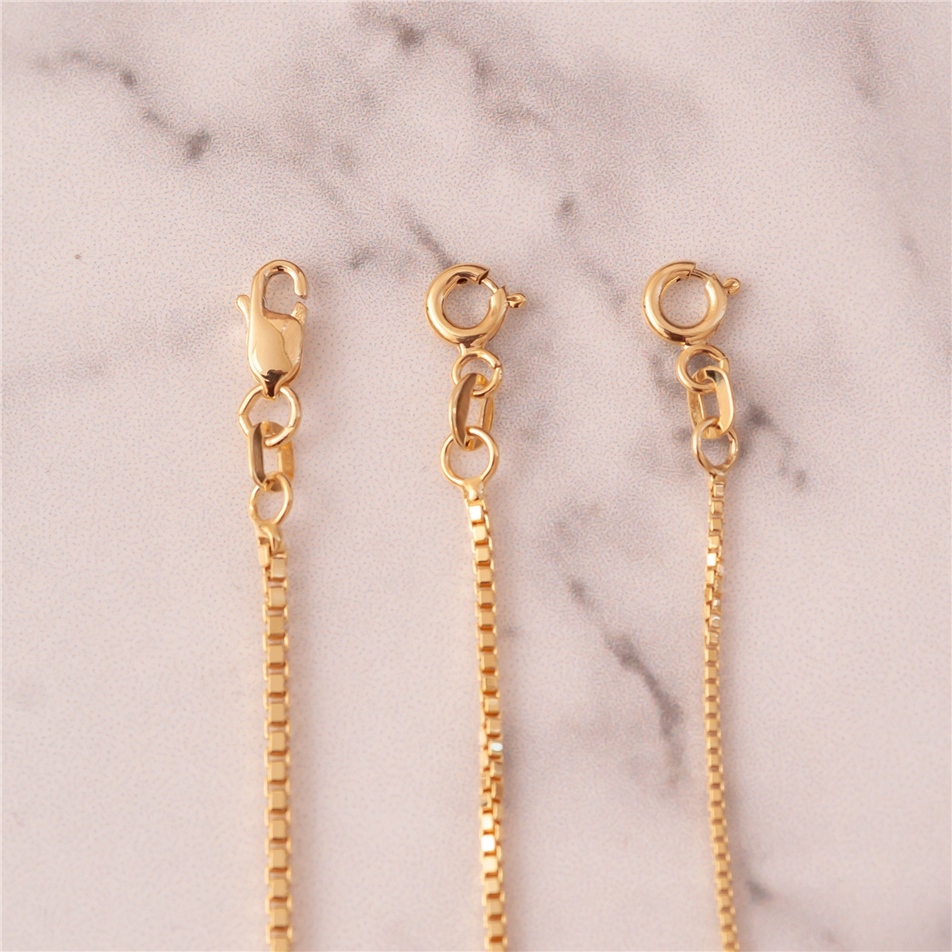 Solid Gold Box Chain Extender