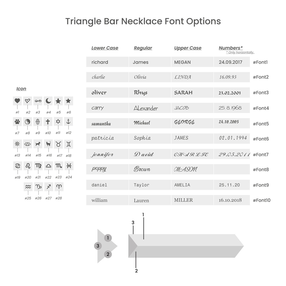 Altın Üçgen Çubuk Kolye