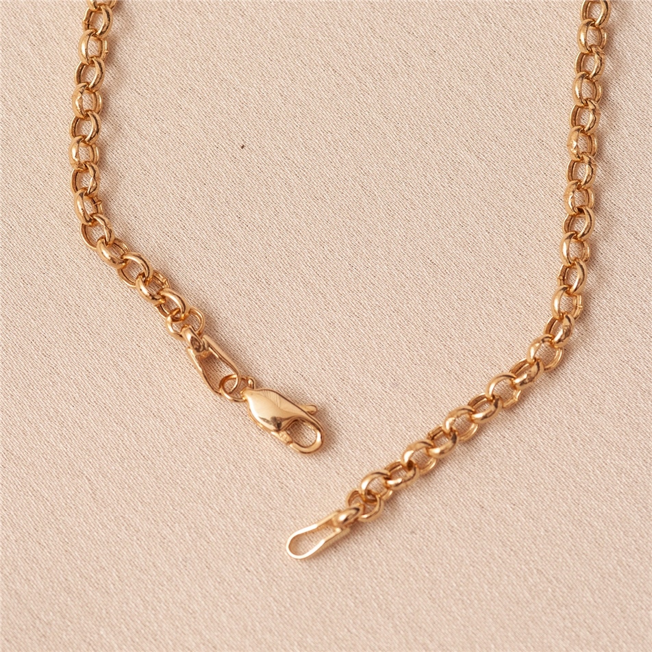 Solid Gold 6 mm Eye Necklace