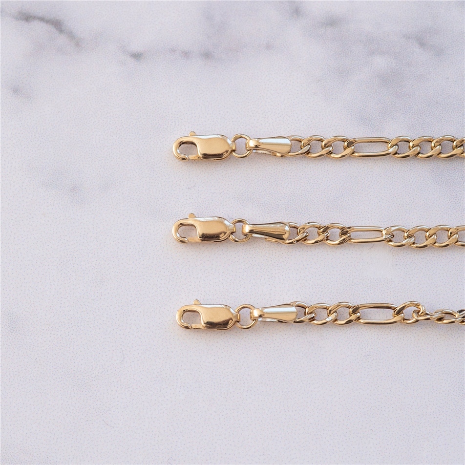 Solid Gold Figaro Chain Extender