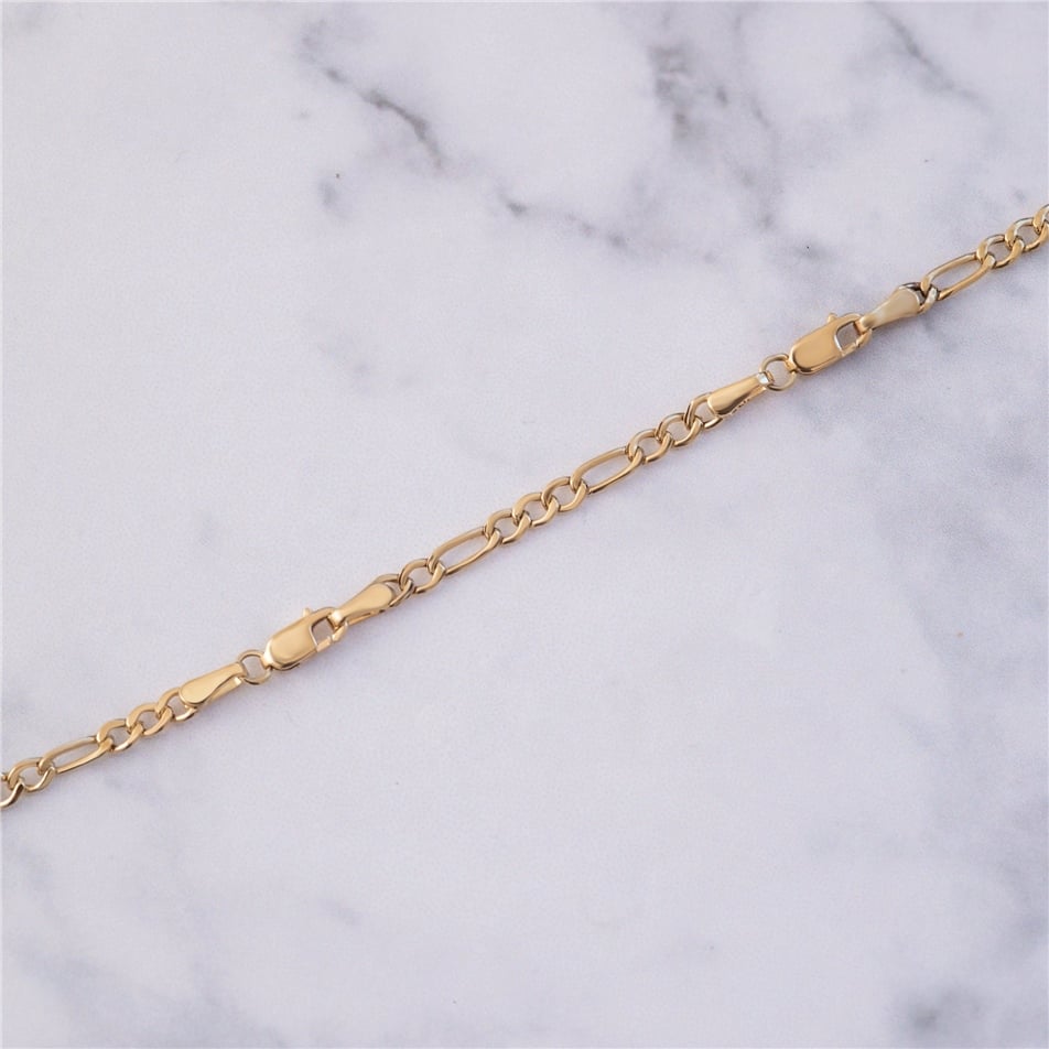 Solid Gold Figaro Chain Extender
