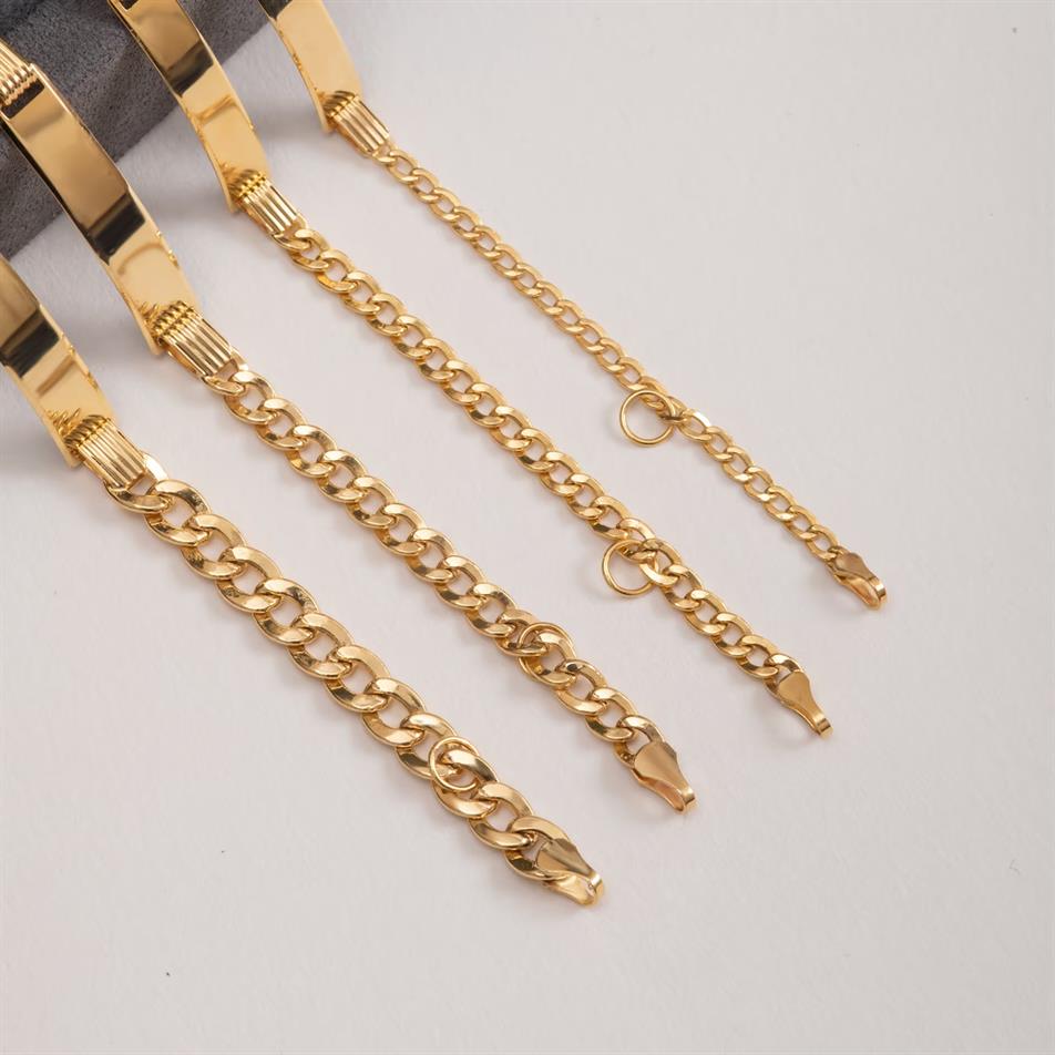 Solid Gold Personalized Baby ID Bracelet