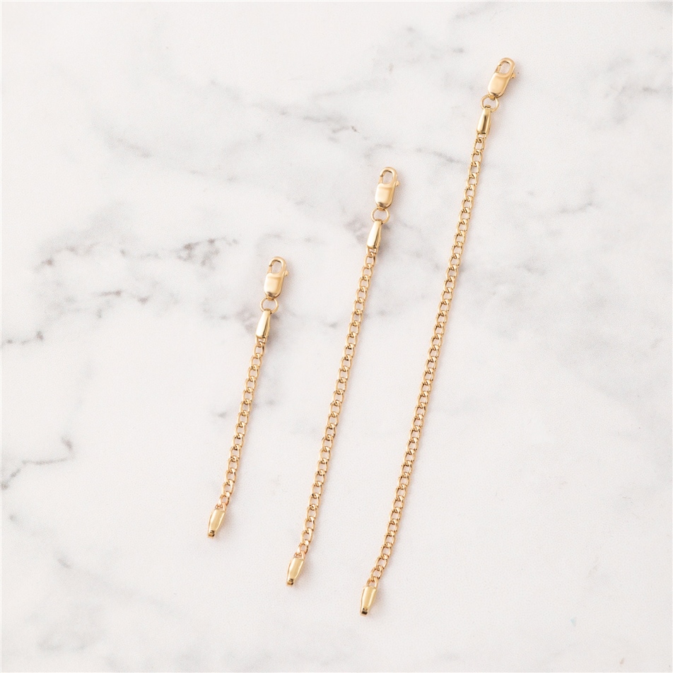 Solid Gold Cuban Chain Extender