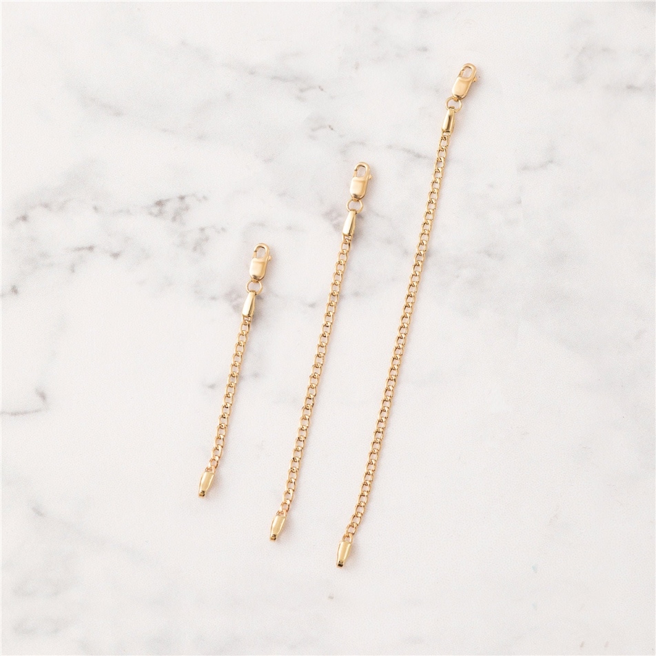 Solid Gold Cuban Chain Extender