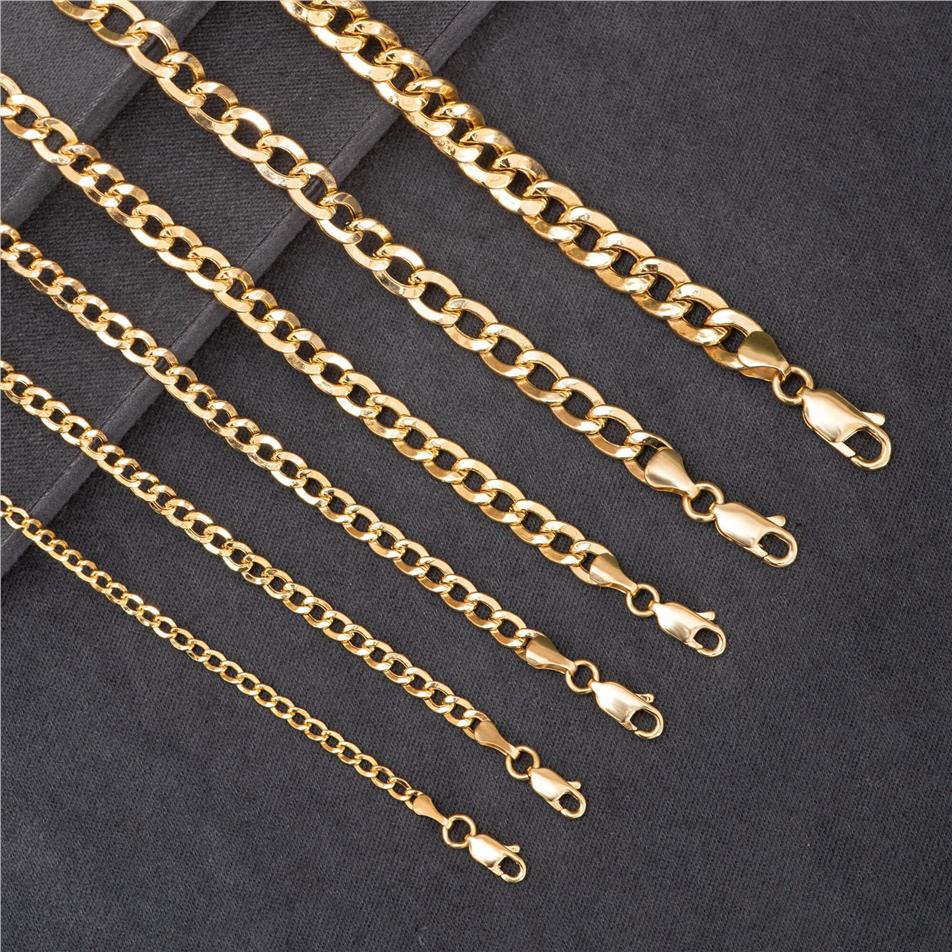Solid Gold Cuban Curb Chain